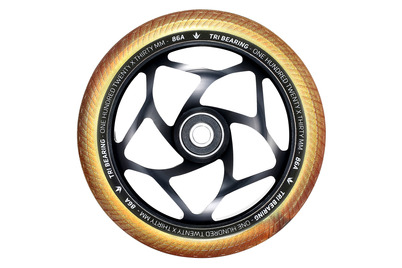 Wheel Blunt Tri Bearing 120 30 Black Gold
