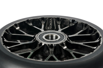 Wheel Black Pearl Venom V2 125 12 STD Simple Black Chrome