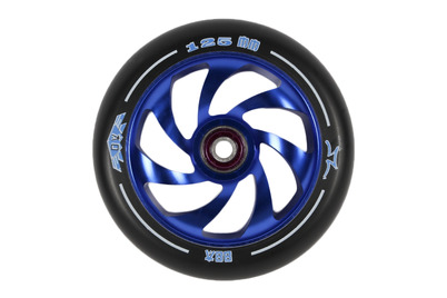 Roue AO Spiral 125mm Bleu