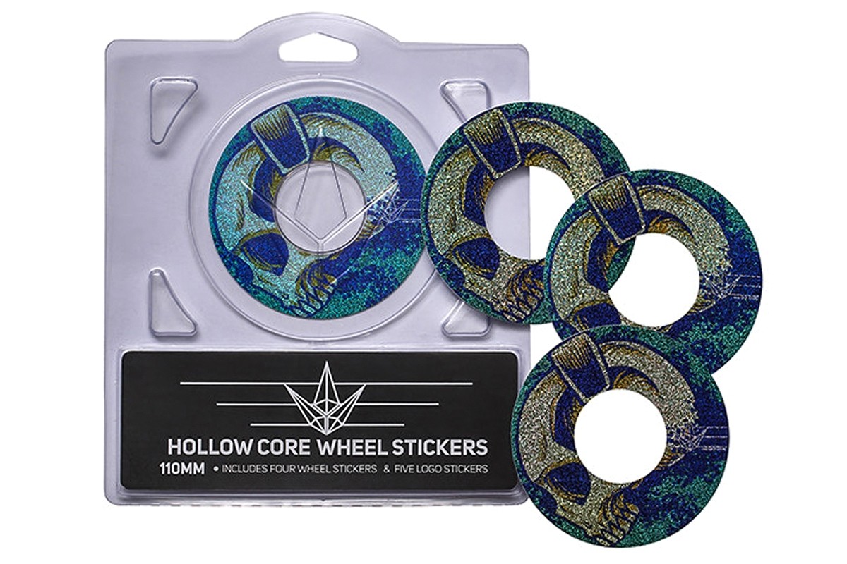 Wheel Stickers Blunt Skull Phones