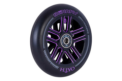 Wheel Oath Binary 110 Black Purple x2
