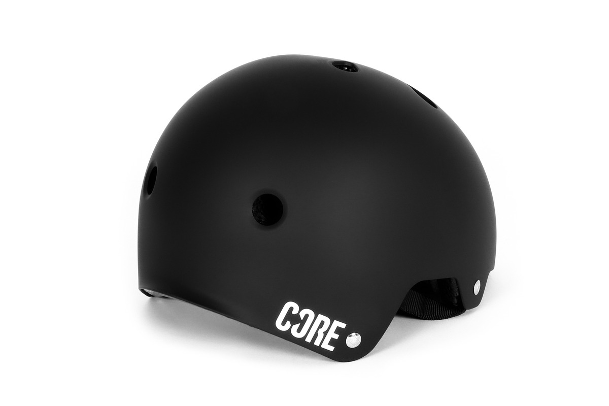 Casque Core Street - Noir/Blanc - Taille L/XL (59-61 Cm) - Pour Vélo, Skate, Roller - Certification CE EN1078 - 12